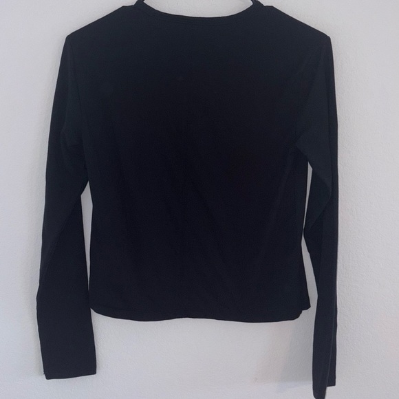 Athleta Essential Black Longsleeve XXS - Picture 8 of 9